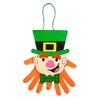 Fun Express Leprechaun Handprint Sign Craft Kit - Makes 12