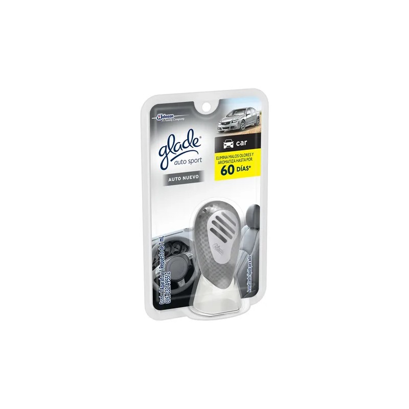 Aromatizante Glade Auto Sport aceite auto nuevo