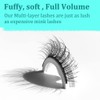 Akissos Naturlook Classic Eyelashes 6DD 5 Pairs Fluffy False Eyelashes