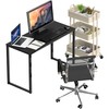 SHW Mission 32-Inch Home Office Computer Desk, Black