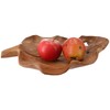 GURU SHOP Wooden Fruit Bowl, Carved Fruit Bowl, Wooden Plate,