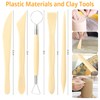 JAMATA 48-Piece Pottery Tool Set, Modelling Tool Set for Pottery