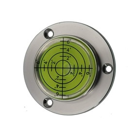 XMLEI Aluminum Alloy universal level Mini Level Round Bubble Spirit Level Diameter 50mm Height 11.5mm（1PCS） (Green)