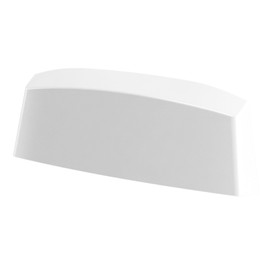 Estika® Window Water Slot Caps, Pack of 25, White, 45 mm, Window Ventilation Cover, Window Ventilation, Window Hinge Cover, Window Sweat Water