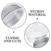 WOONEKY Unique Christmas Ball Set 4pcs Empty Snow Globes for