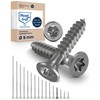 Torx Screws, Stainless Steel Screws 5x30, V2A Stainless Steel, Rustproof,