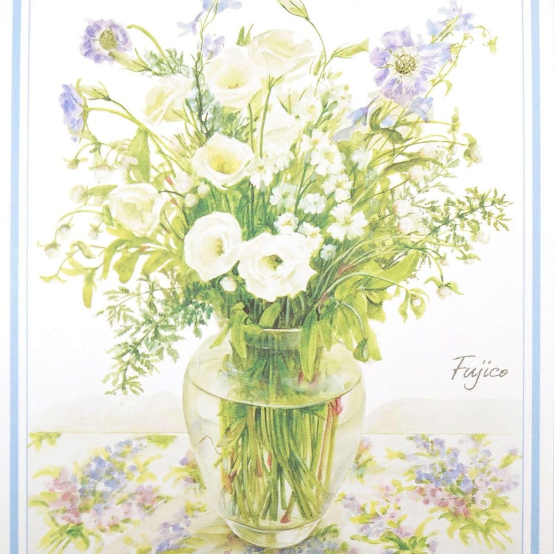 Hgs-474 Postcard Notes Fujiko Hashimoto Series