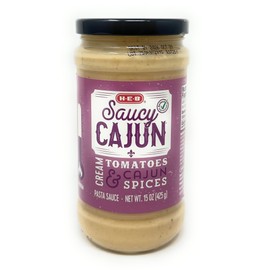 H-E-B Saucy Spicy Cajun Alfredo Pasta Sauce 15oz - 1 glass jar