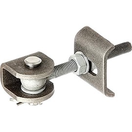 Gah Alberts 412074 Adjustable Hinge for 180 ° Opening/Screws Galvanised Bolts and Cotter for Welding M12