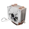CPU Cooling Fan Professional Efficient 6 Tubes 3 Wires White