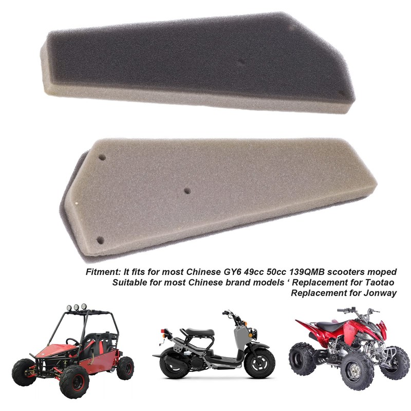 Air Filter Foam, Fydun 2 Pieces Air Filter Foam Filter