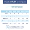 wellsamed Wellsabrush Pack of 10 Interdental Brushes Size XS ISO