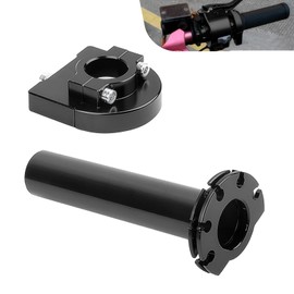 Shakas Motorcycle Accelerator Throttle Seat, Temperature Resistant High Strength Alloy Throttle Turnbuckle Increase Torque Oil, Modification Replacement Parts, Suitable for Most Motorcycles (Black)