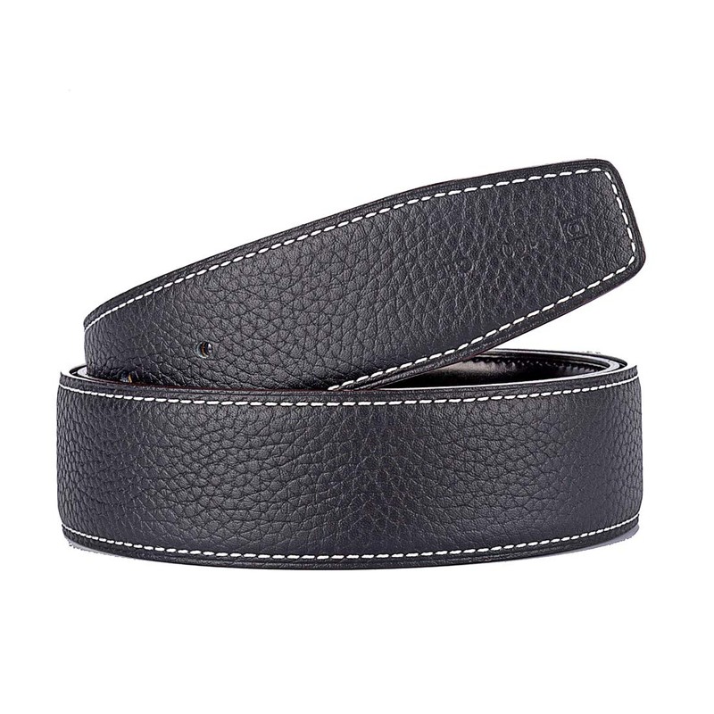 Vatee's Women's/Men's Real Leather Replacement Belt Strap No Buckle 38mm