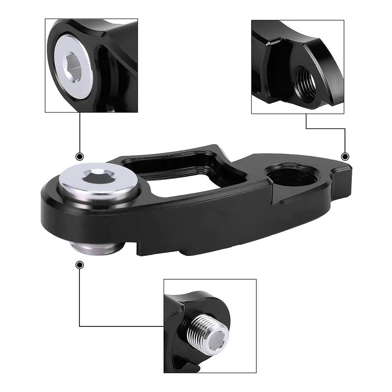 SeonFook Bicycle Tail Hook Derailleur Hanger Aluminum Alloy Derailleur Extension
