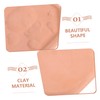 Ciieeo Bear Shape Reusable Sugar Saver for Food Containers Terracotta