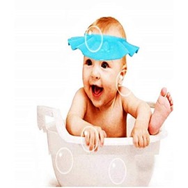 Lovelegis Swimming Cap for Bathroom, Shower, Simple, Eye Protection, Ear Protection, Kids, Adjustable, Blue, Gift Idea for Christmas, Birthday, Party