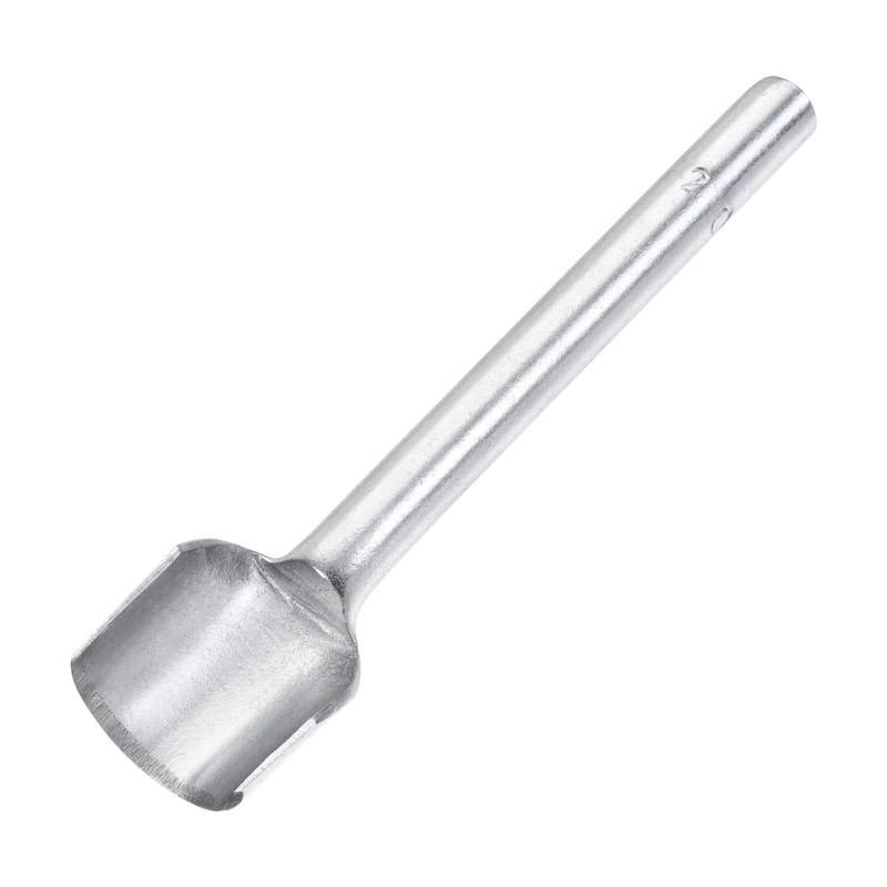 sourcing map Half-Round Shaped Leather Cutter Punch 20mm Strap End