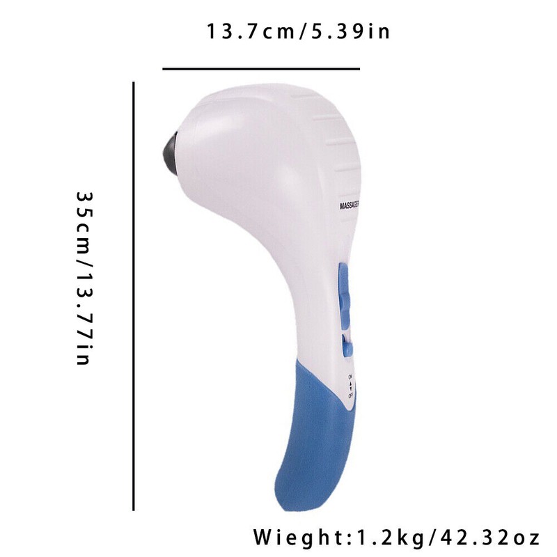 Kneading US Handheld Full Body Electric Massager Deep Tissue Percussion