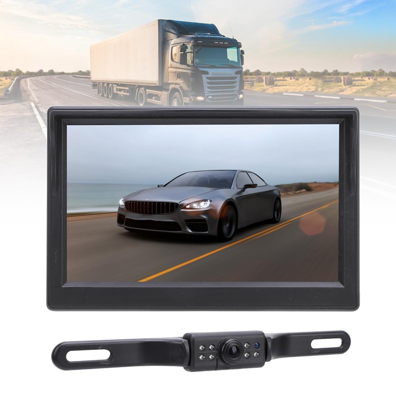 Wireless Backup Camera 5-inch for Truck, Easy to Install Back