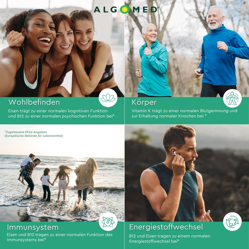Algomed Spirulina Powder, Direct from the Algae Farm, 100% Spirulina