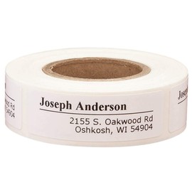Custom Off-Centered Address Labels 200, White