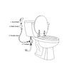 Bidet T Valve Adapter for Bidet with Shut-off Value for