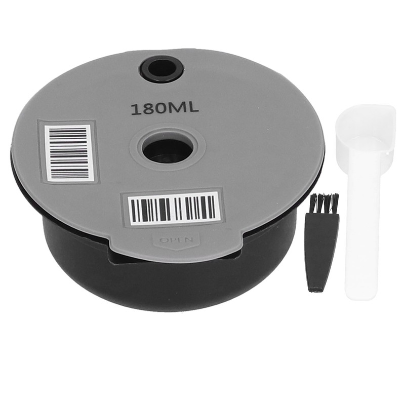 Reusable Coffee Capsule Cup Coffee Filter with Spoon Brush Home