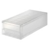 MUJI Polypropylene Shallow Drawer Storage Box, Add-on Type, 18 cm