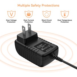 XMHEIRD 9V AC/DC Adapter for Crosley CR8005D CR8005F CR8005A CR8005C CR6019D CR8016 CR6232A R6233A CR6233D CR6249A CR6251A-BK Portable Turntable Record Player SW1200500-F04 Power