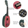 21in Ukulele with Carry Bag Tropical Fruit Pattern for Beginners