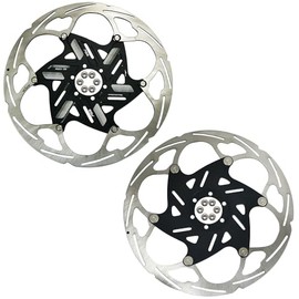 iF Design & Red Dot Design Award PSB PR03 3D Floating Plus DHR and E-MTB Only 2.3mm Disc Brake Rotor 6-Bolt 220mm, 2 pcs, PSB2942