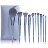 MSQ Makeup Brushes Set of 10 Professional Makeup Brushes, Super