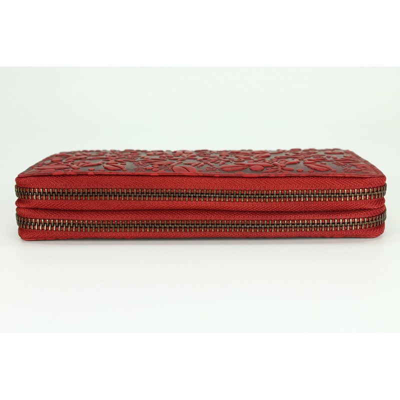 High-quality XXL vintage leather women's purse, long purse, purse organiser