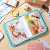 Abaodam Baby Photo Album Soft Cloth Photo Book First Year