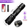 Acisa UV Blacklight Flashlight - 365nm and 395nm Black Light