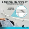 Slide Innovations Retractable Clothesline – 13 ft Indoor & Outdoor