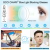 OCCI CHIARI Clear Bifocal Reading Glasses for Men 3.0X Transition