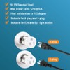 2 Pack, Light Socket to Plug Adapter, Convert Light Bulb