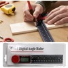 Bestgle Protractor Digital Angle Ruler 2-in-1 Ruler Angle Measurement 360°