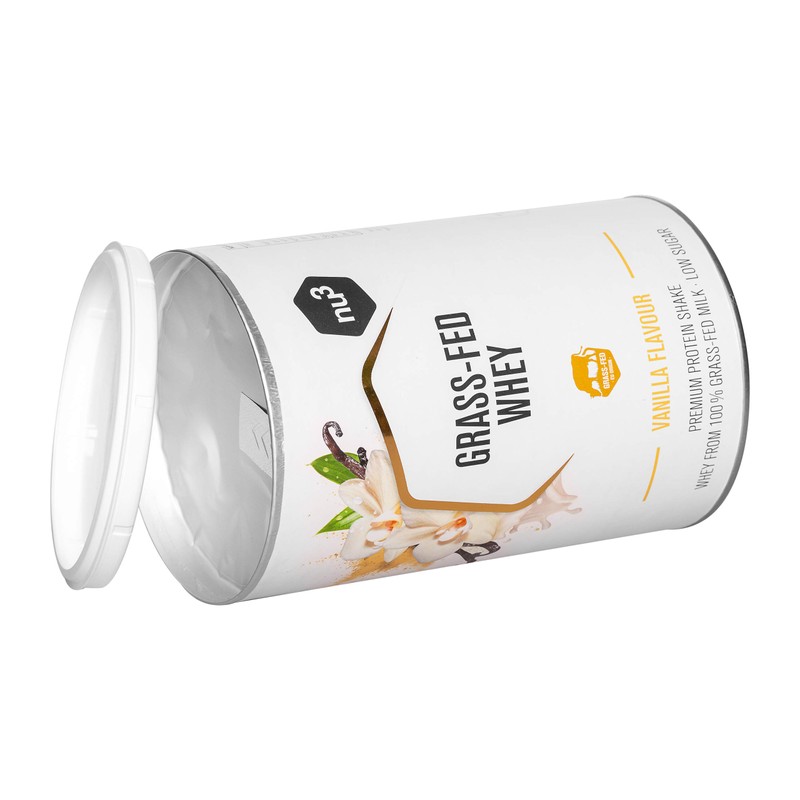 nu3 Grass-Fed Whey Protein - 300 g Vanilla with 80%