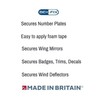 BEK-FIX® 32 Pack Number Plate Sticky Pads Double Sided Foam