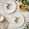 Portmeirion Home & Gifts Wrendale Coupe Plate Brained (Hare), Bone