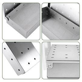 Smoking Tube, Pellet Smoker Hose, Stainless Steel Smoking Tube, Gas Barbecue Accessories or Charcoal Grill, BBQ Smoking Tube for Gas Grill and Charcoal Grill Pellet Smoker Box