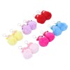 12 Pcs Sleeping Baby Pendant Key Ring Plush Fluffy Cute