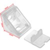 SING F LTD 50pcs Corner Connecting Shelf Support Bracket Plastic