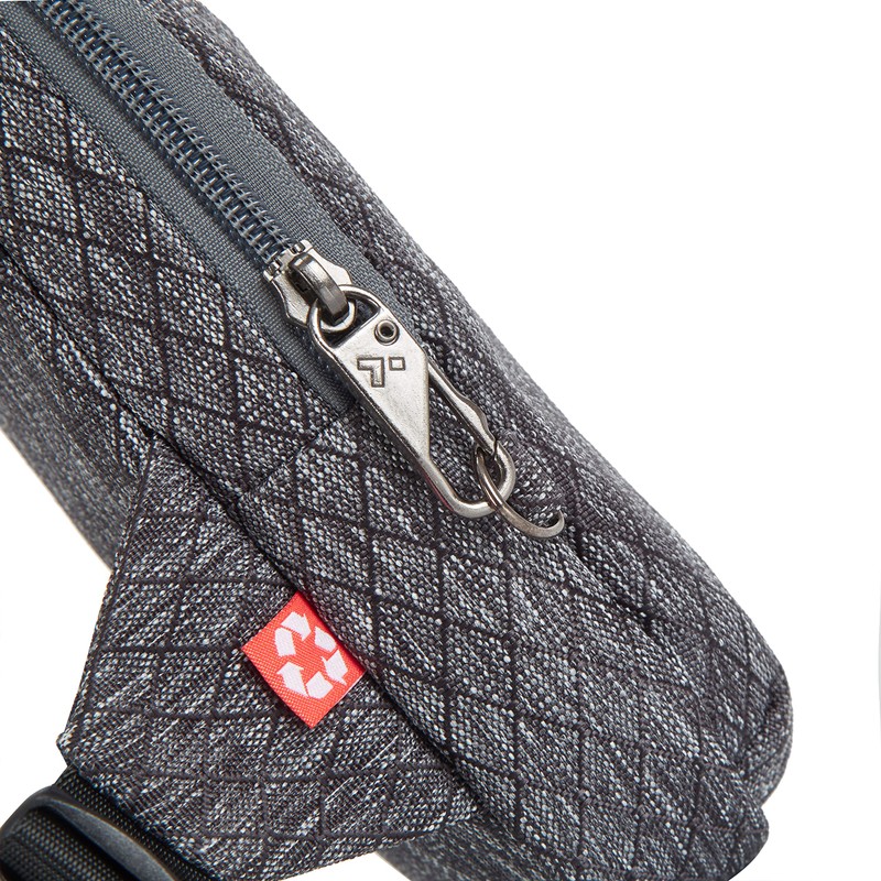 Travelon Unisex-Adult Anti-Theft Greenlander Compact Sling Bag, Diamond Ash, 5"
