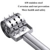 Stainless Steel Meat Tenderizers Roller, Rolling Meat Tenderizer with Ultra