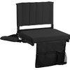 Amazing for less Stadium Seat for Bleachers with Padded Cushion