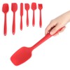 6PCS Set Silicone Spatula Cream Butter Scraper Brush Spoon Kitchen
